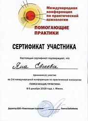 Конференция "Помогающие практики". г. Минск